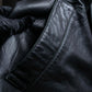 "Vintage lamb leather oversized tailored jacket"