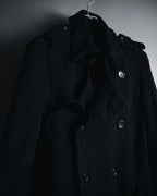 "tricot COMME des GARÇONS" 2007AW shrunk wool trench coat