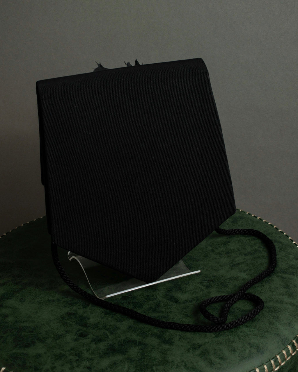 "Christian Dior Boutique Paris" Large flower motif design rope shoulder bag