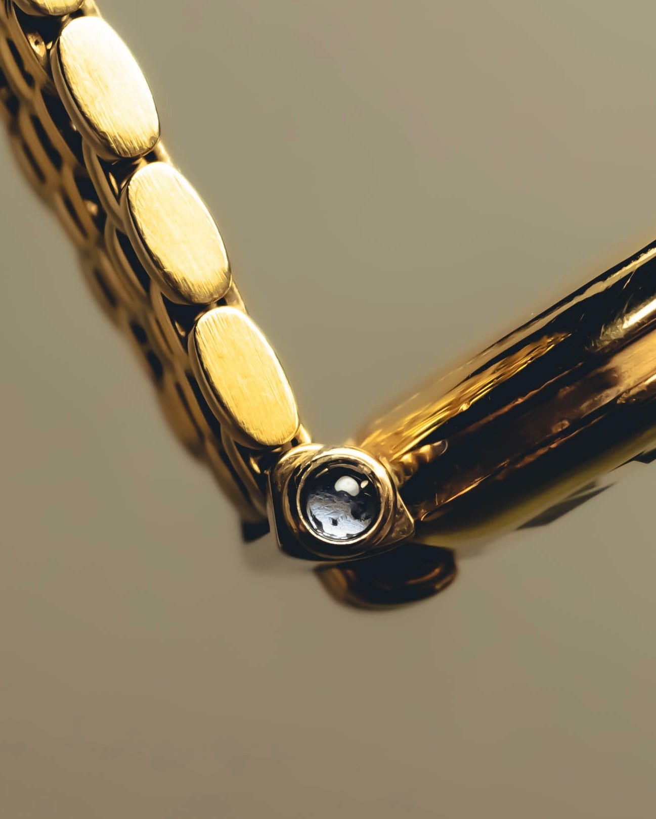 "Christian Dior" 80's-90's Gold plated wristwatch