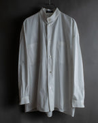 "JEAN PAUL GAULTIER" Cotton poplin stand-collar white shirt