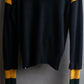 "Vivienne Westwood" Two-tone ribbed switching cardigan