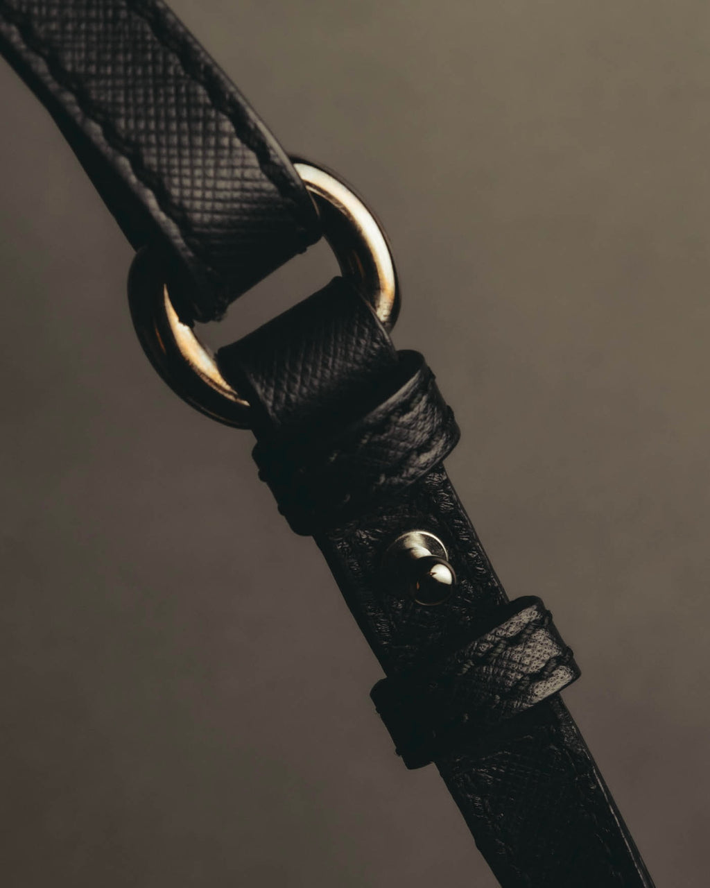 "Salvatore Ferragamo" 10's Bicolor leather chain shoulder bag