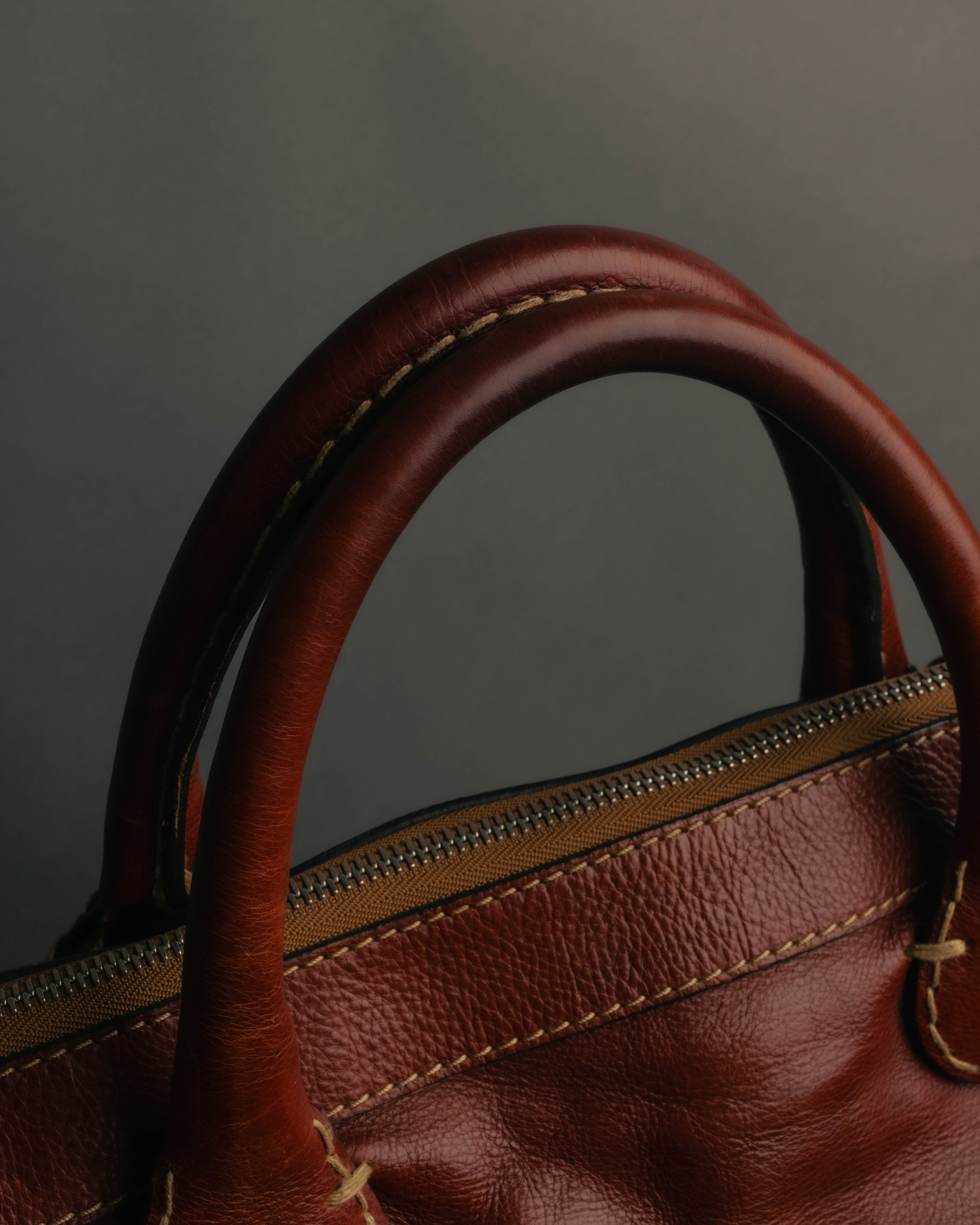 "Chloé" 00's Cognac leather top handle bag