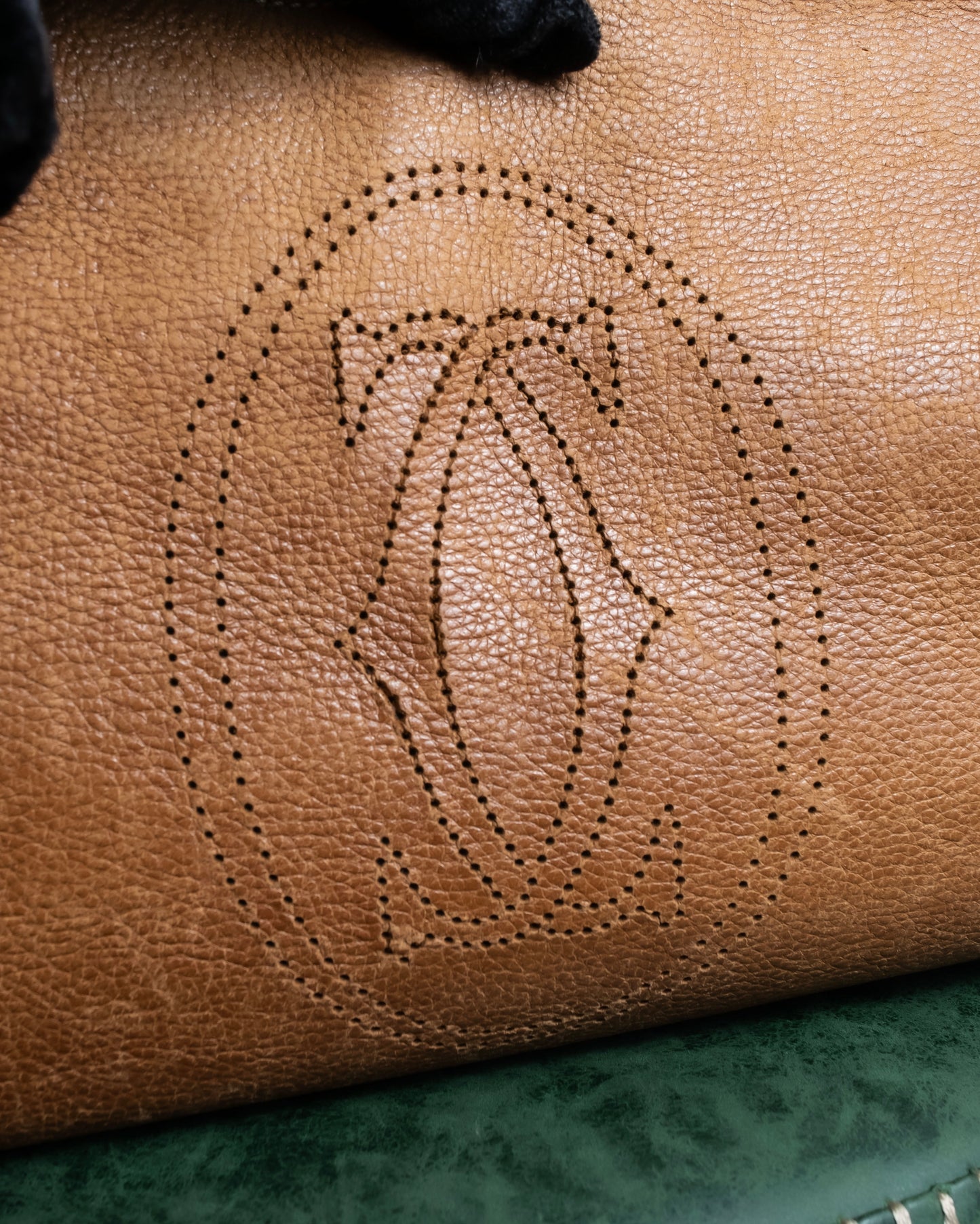 "Cartier"  Marcello de Cartier leather boston bag