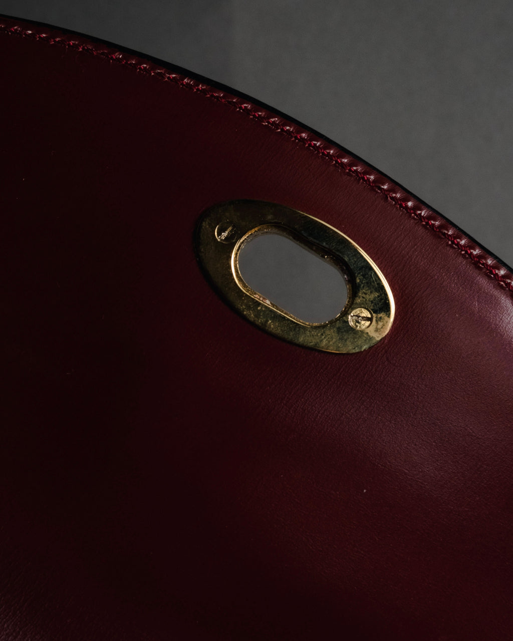 "CELINE" 2019-22 Heritage turn-lock box calf shoulder bag