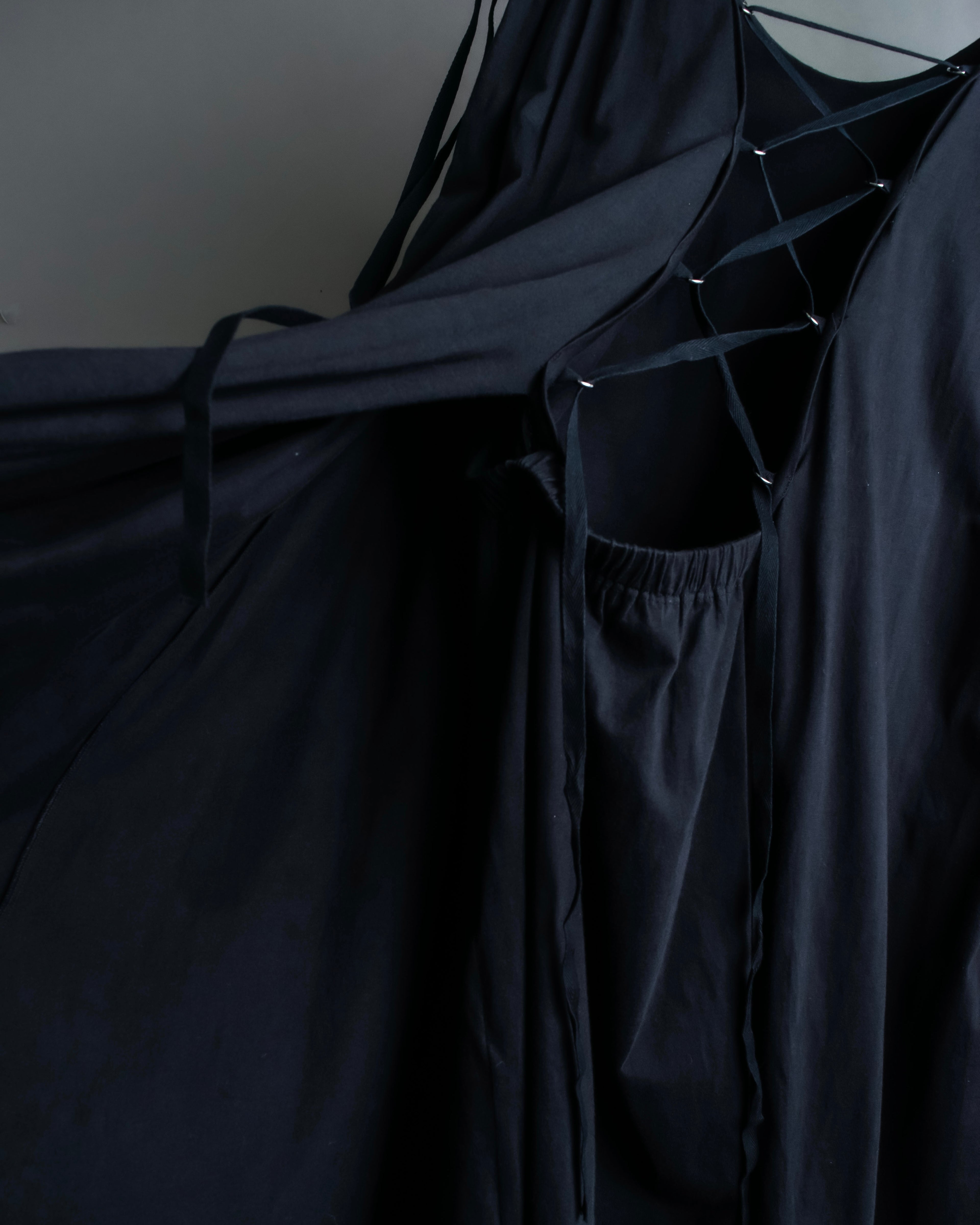 “N°21” Lace up designed no sleeves one piece