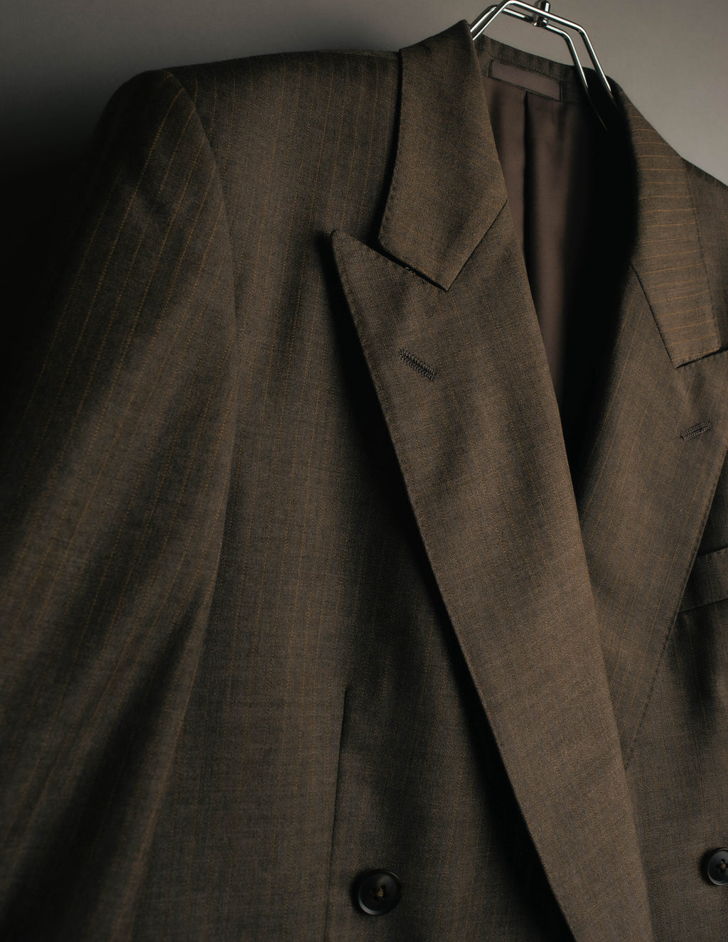 "BURBERRY LONDON" 00's-10's Classic striped double-breasted wool suit