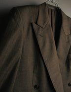 "BURBERRY LONDON" 00's-10's Classic striped double-breasted wool suit