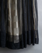 "LOUIS VUITTON" Tulle docking gather mid length skirt