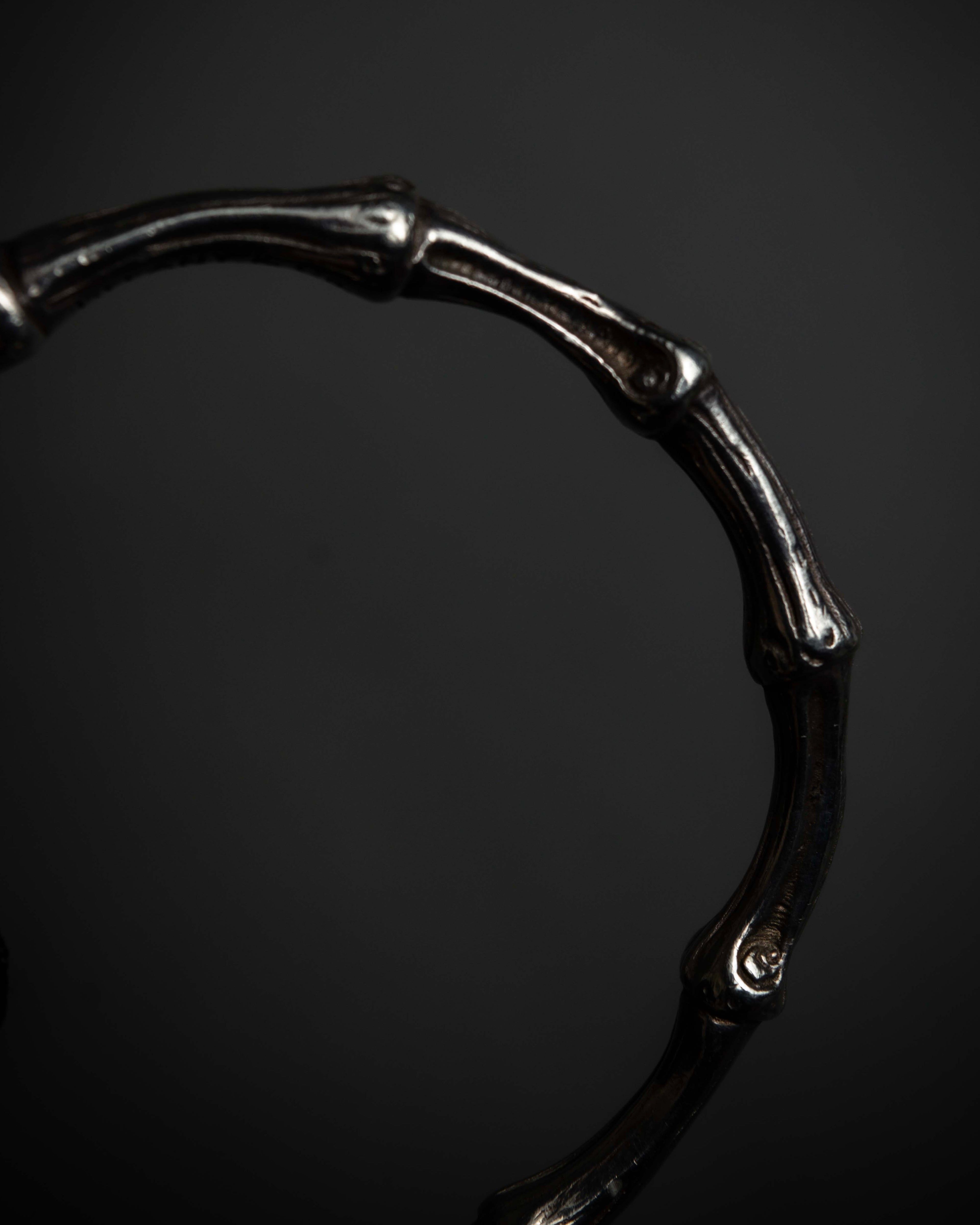 "Tiffany&Co" Bamboo motif design silver 925 bangle