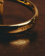 -SPECIAL- “Dior” 2024-2025 Petit CD asymmetrical crystal and faux pearl ring