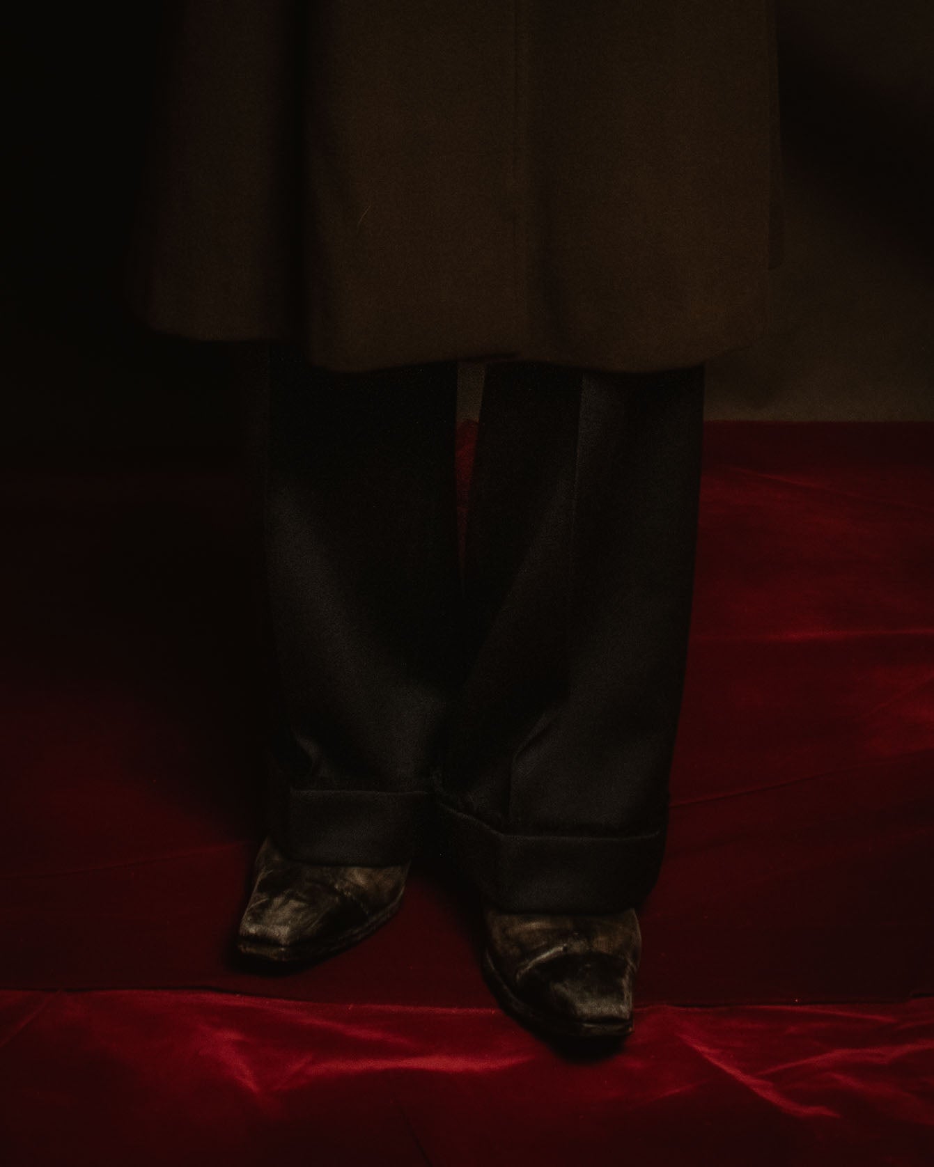 –SPECIAL– "CHANEL" 2011SS Wide-leg high-waist fringe hem trousers