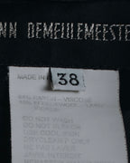 "ANN DEMEULEMEESTER" 90年代-00年代 流体人造丝原羊毛定制夹克