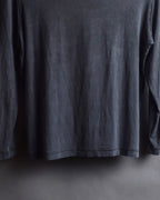 "HERMES" Margiela period Blue-grayish tone draped silk pullover