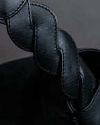 "SEE BY CHLOE" Braided shoulder design leather bag