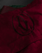 "Cartier" Jewelry inspiration bordeaux color trapezoid hand bag