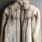 "WINDSOR" Fox fur 5 hooks gradient color jacket