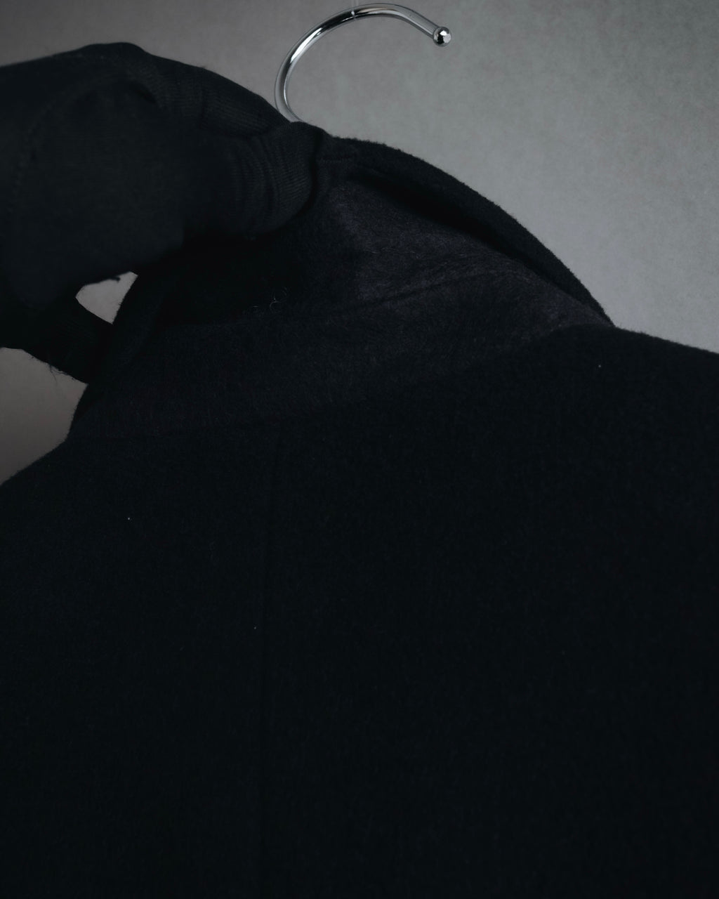 "GIORGIO ARMANI" 90’s Minimalist draped maxi long coat