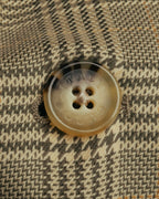 "GUCCI" 90's-00's Vintage houndstooth and glen check structured cotton jacket