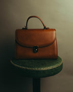 "Burberrys" 80's-90's Structured top handle handbag