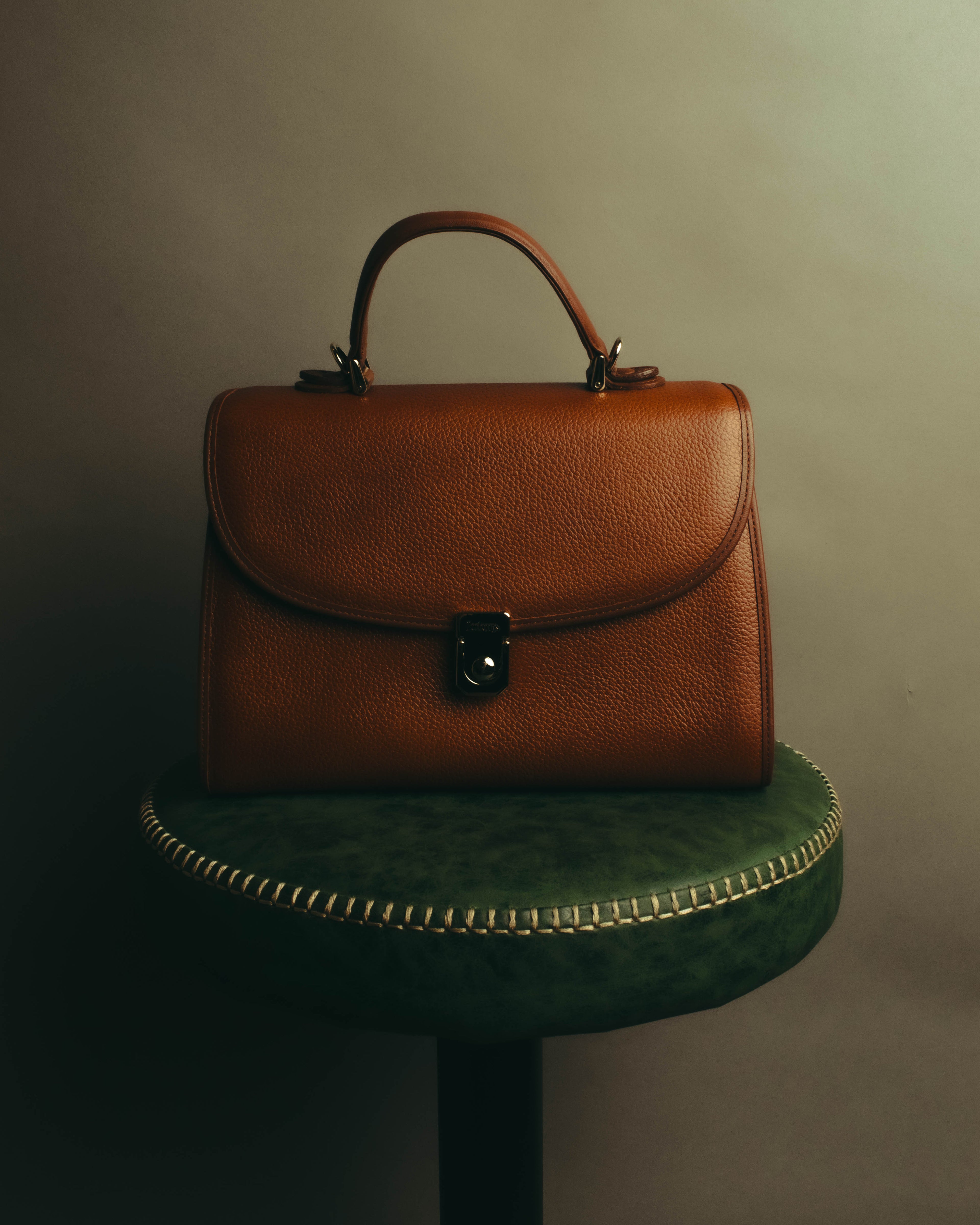 "Burberrys" 80's-90's Structured top handle handbag