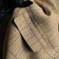 "Christian Dior" Glen check pattern beautiful shape tailored jacket