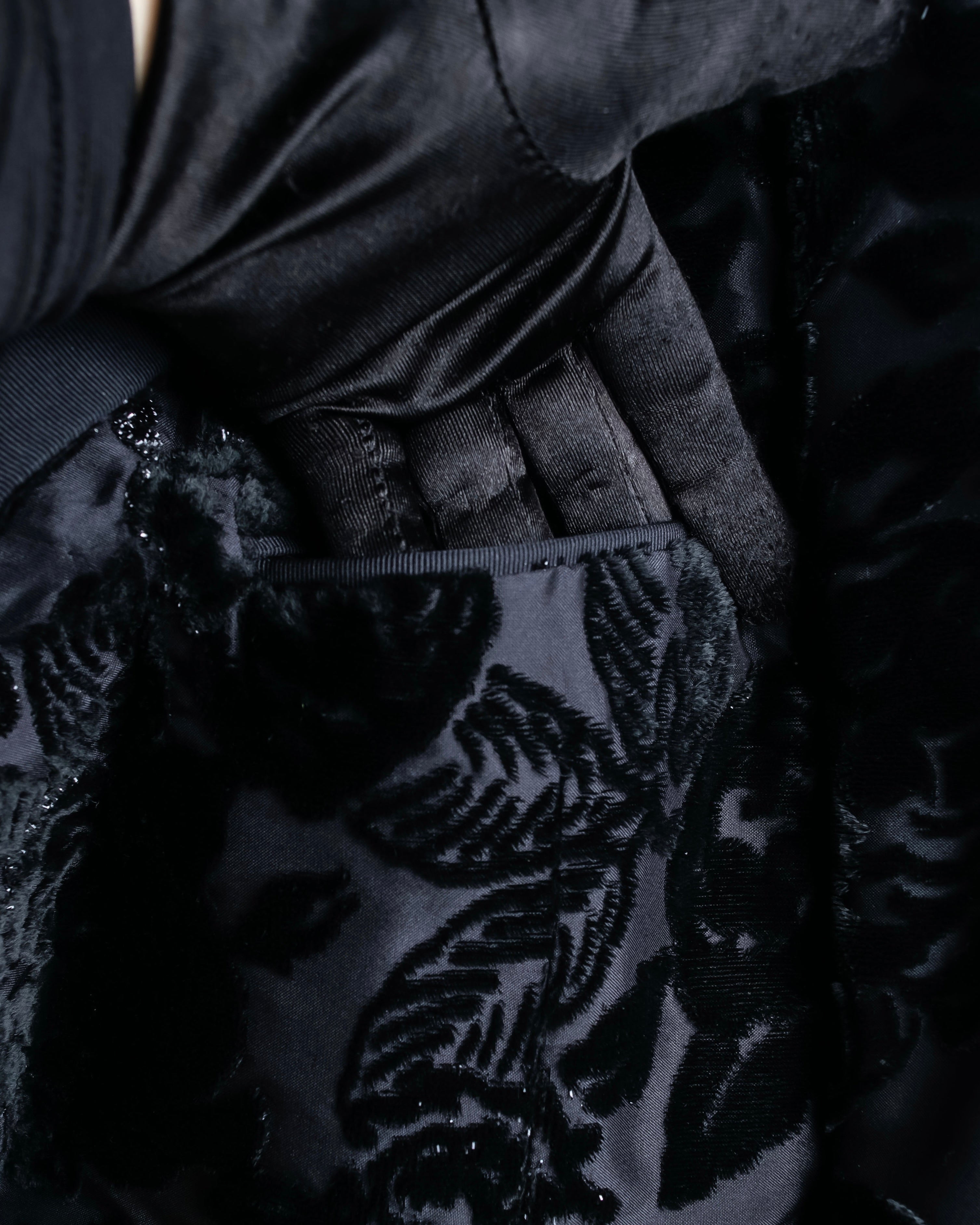 "GUCCI" Floral patterned lamé tailored jacket"