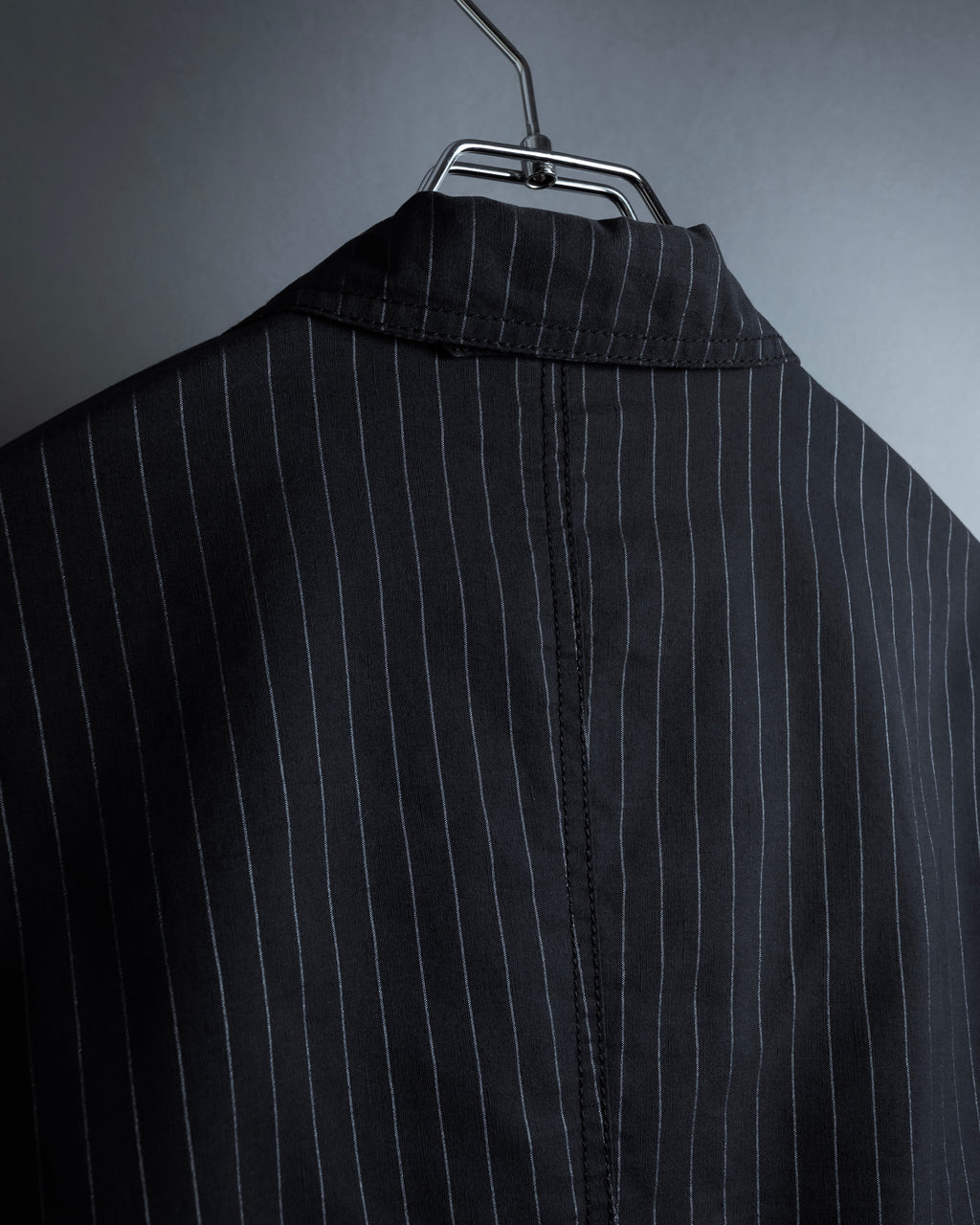 "Dolce & Gabbana" Collar switching design pinstripe pattern tailored jacket