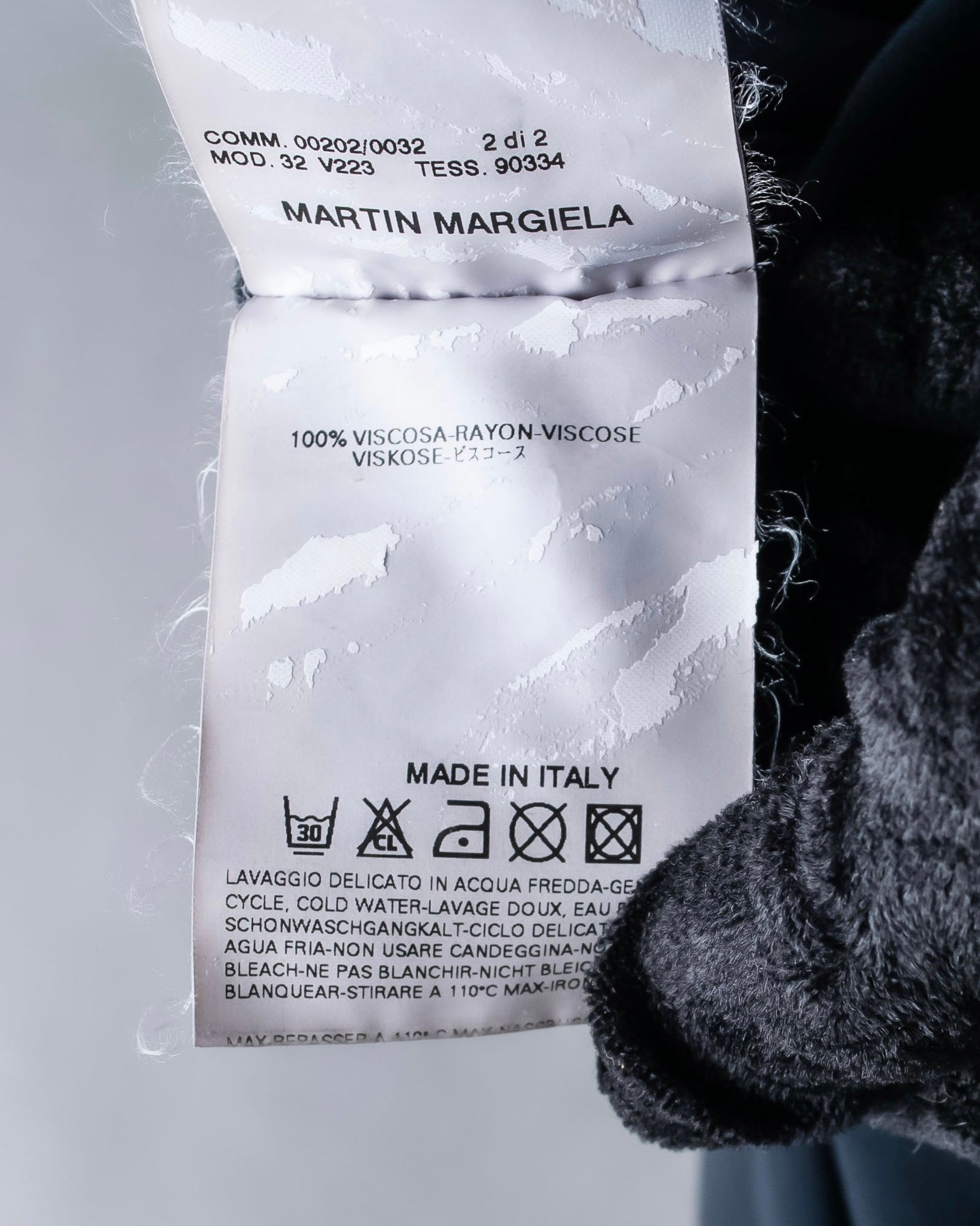 "Maison Martin Margiela" Beautiful draped navy 3-way dress