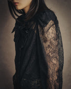 -SPECIAL- “GUCCI“ 2017-18 Fall winter lace bow blouse