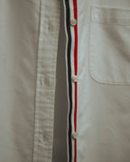 -SPECIAL- “THOM BROWNE” 2010’s tricolor grosgrain oxford shirt dress