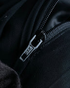 "SOANA" Bowtie belted design long black dress