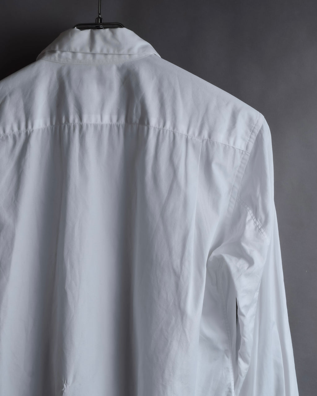 "COMME des GARCONS HOMME PLUS" 15SS Ripped cutting design cotton shirt