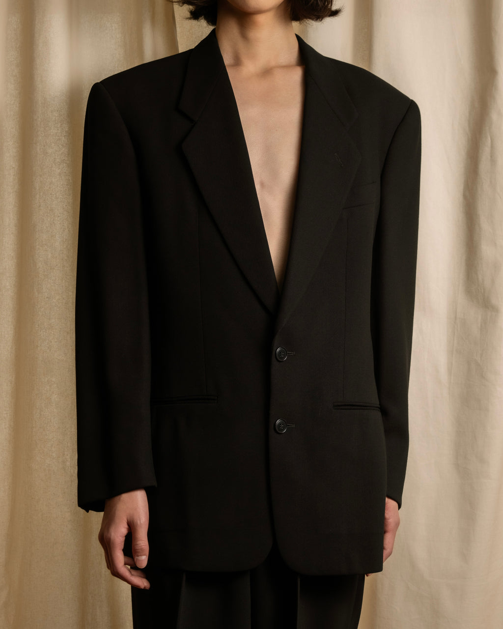 "GIORGIO ARMANI" Classically tailored relaxed set up