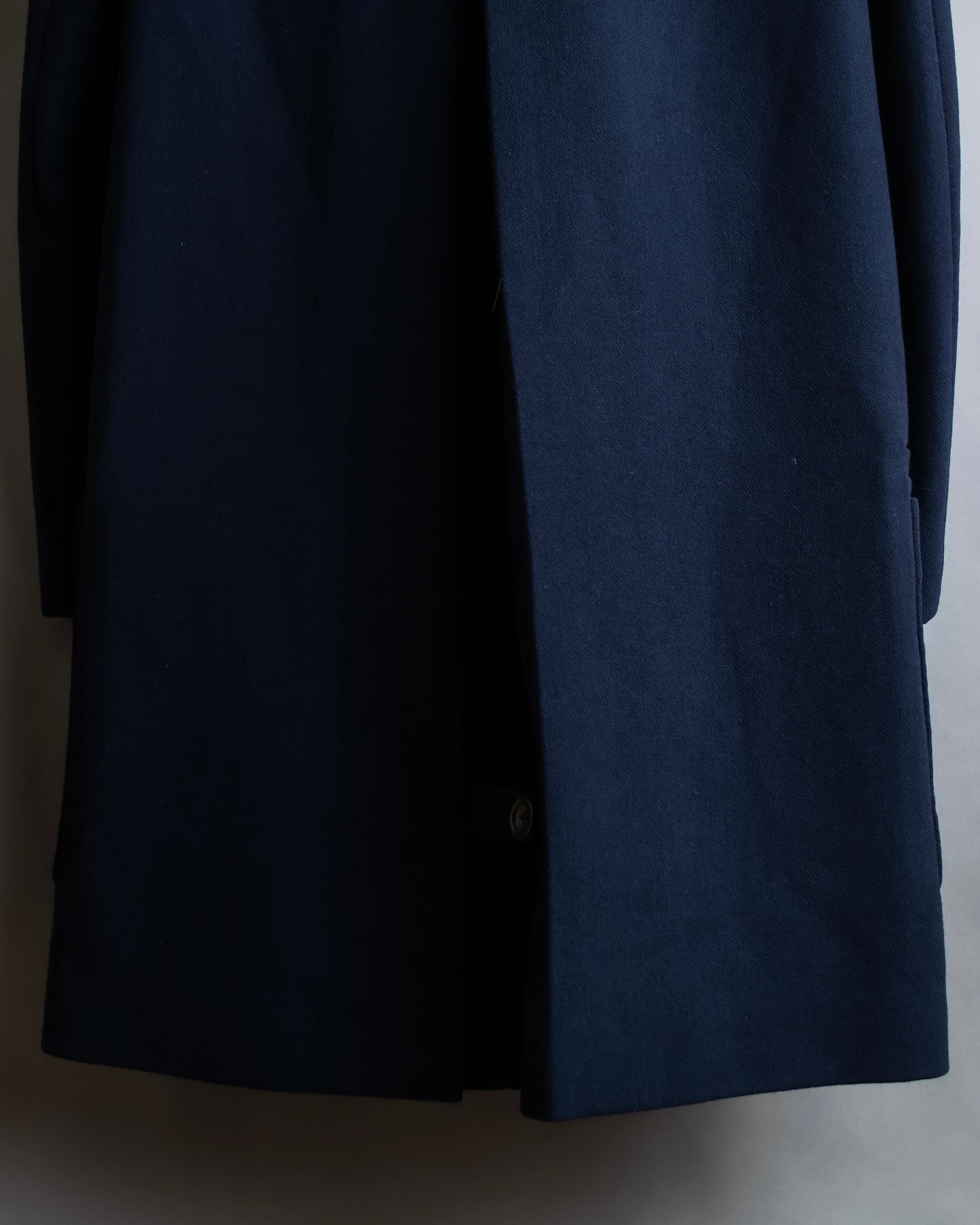 "MIU MIU" Double breasted rounded wool peacoat