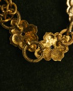 -SPECIAL- “CHANEL” 80’s-90’s ornate gold chain necklace