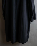"Christian Dior" Straight line draping silk chester coat