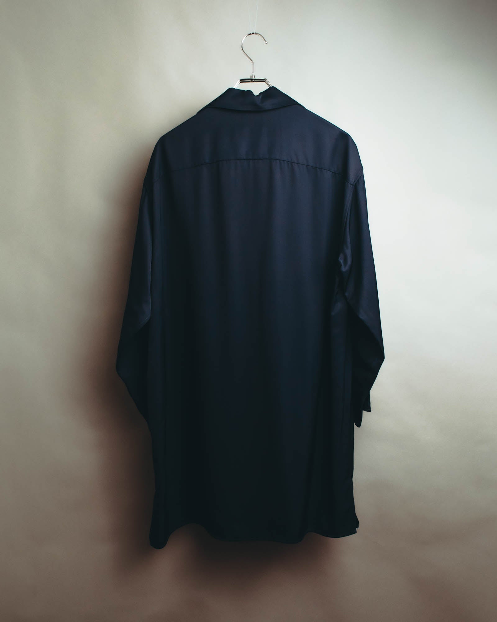 -SPECIAL- "Jil Sander" 2023 Elegant rayon skipper mock-neck shift dress
