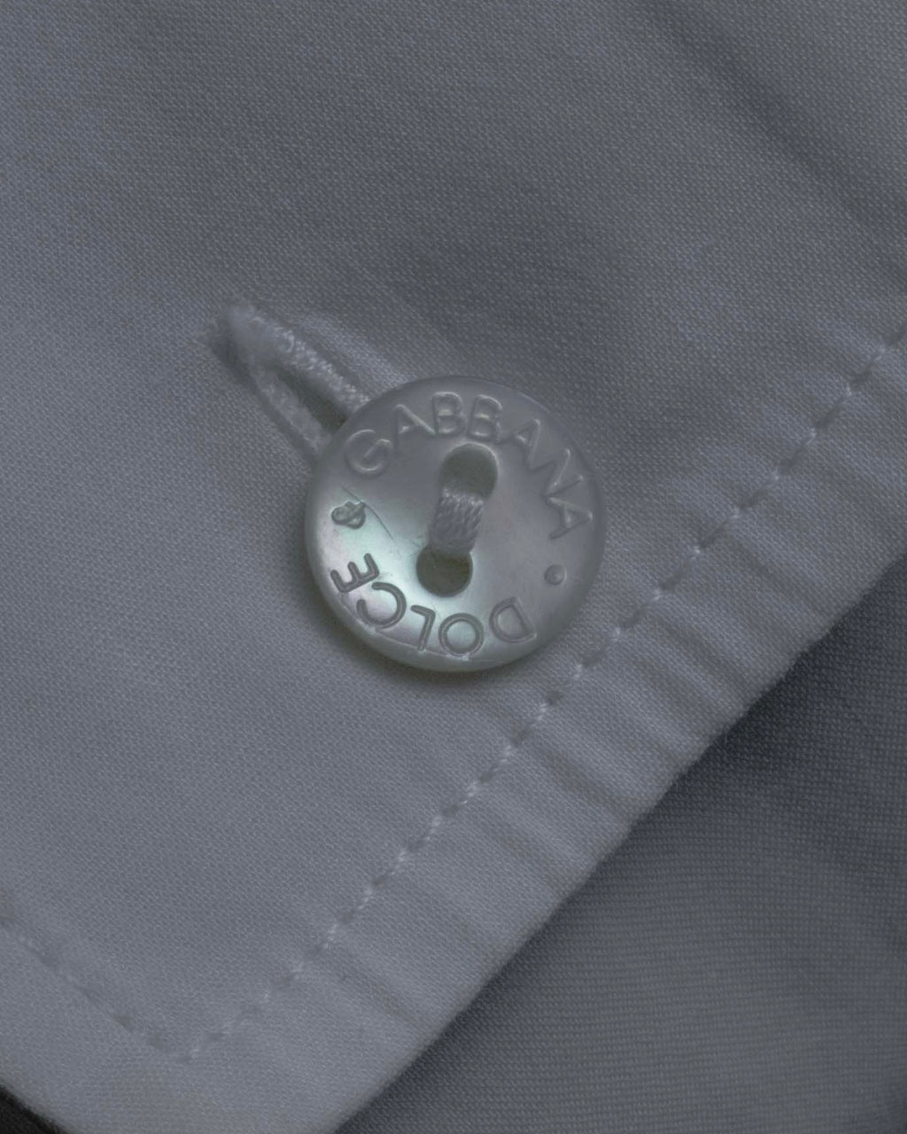 "Dolce & Gabbana" Tiered frill design white shirt