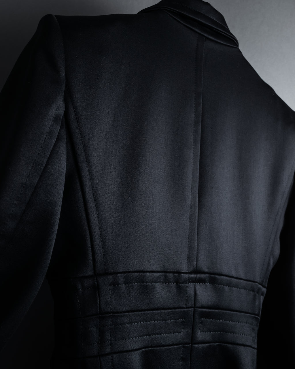 -SPECIAL- "YVES SAINT LAURENT rive gauche" 03 year Tom Ford period corset design long coat