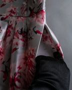 "Max Mara" Watercolor floral pattern sleeveless long dress