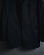 "GIANFRANCO FERRE" 90’s-00’s architecturally tailored three button wool blazer