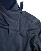 Chloe/ Beautiful A-Line Silhouette Trench Coat Navy