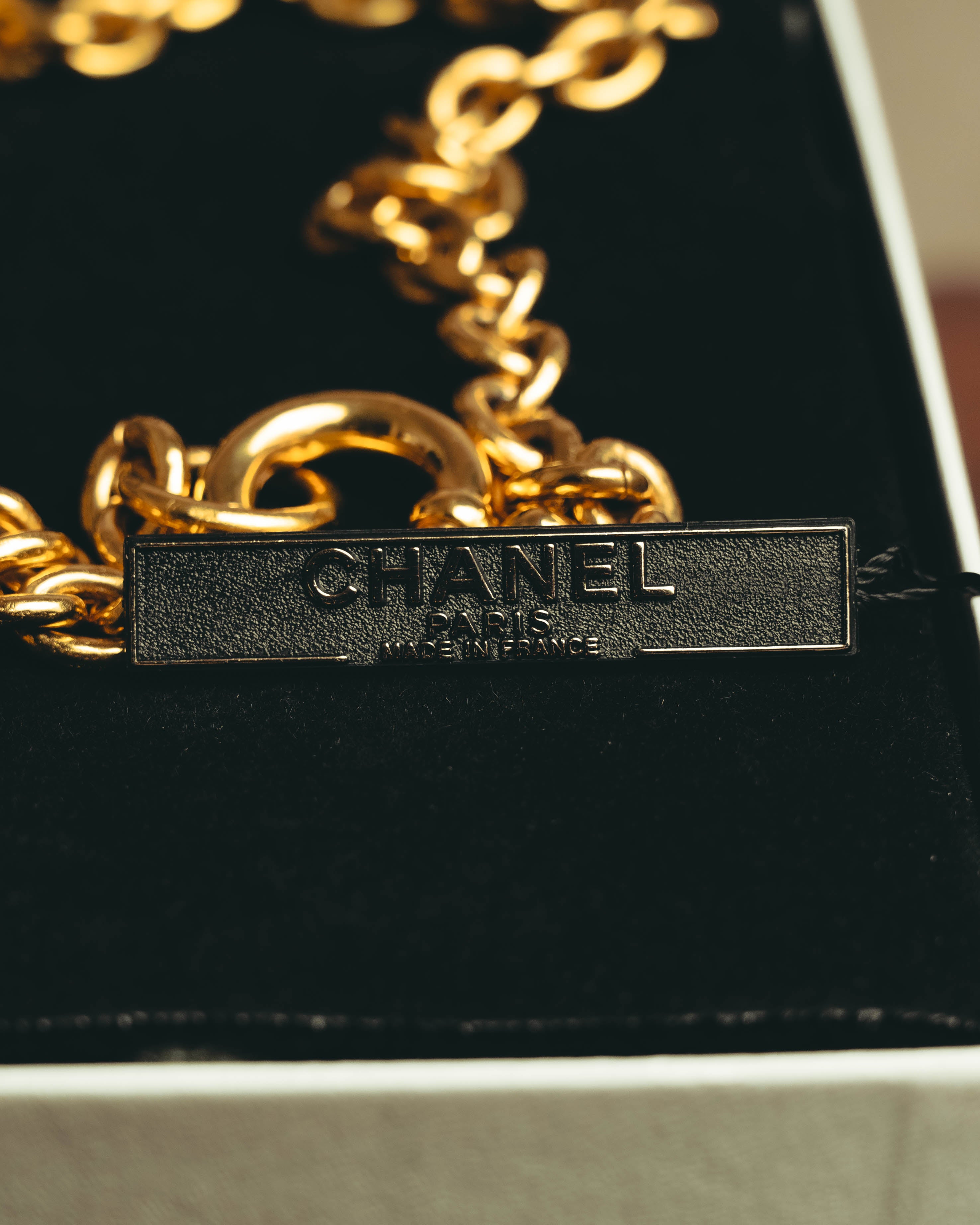 CHANEL (シャネル) - 1994 AW グリポア クロス ペンダント ネックレス