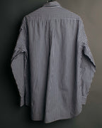 "COMME des GARCONS HOMME" 00's Graphic striped long sleeve shirt