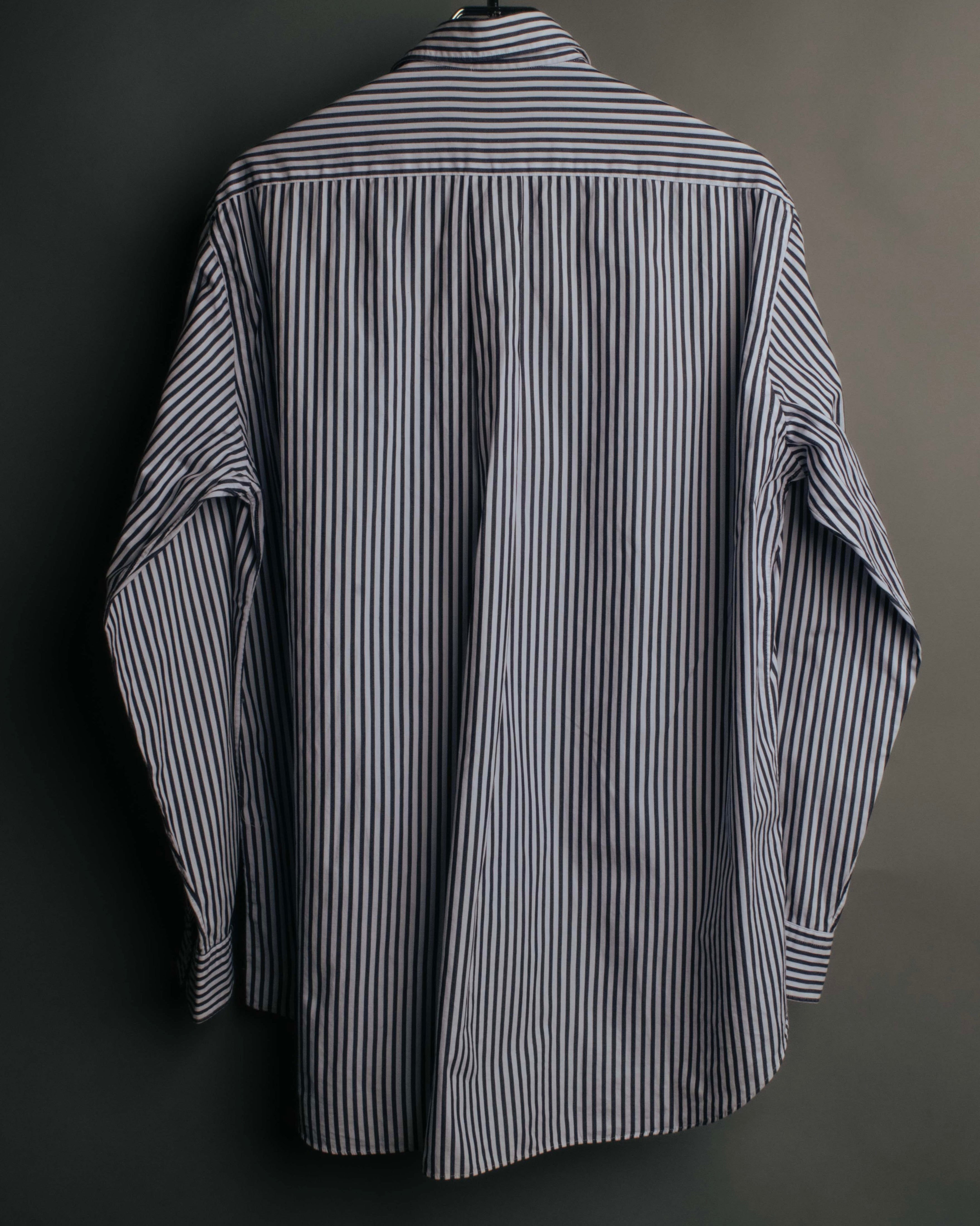 "COMME des GARCONS HOMME" 00's Graphic striped long sleeve shirt