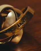 -SPECIAL- "Christian Dior” 2015-16 UltraDior sculpted double pearl ring