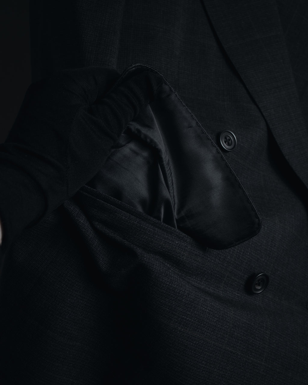 "Burberrys" 90’s double-breasted peak lapel suit set-up