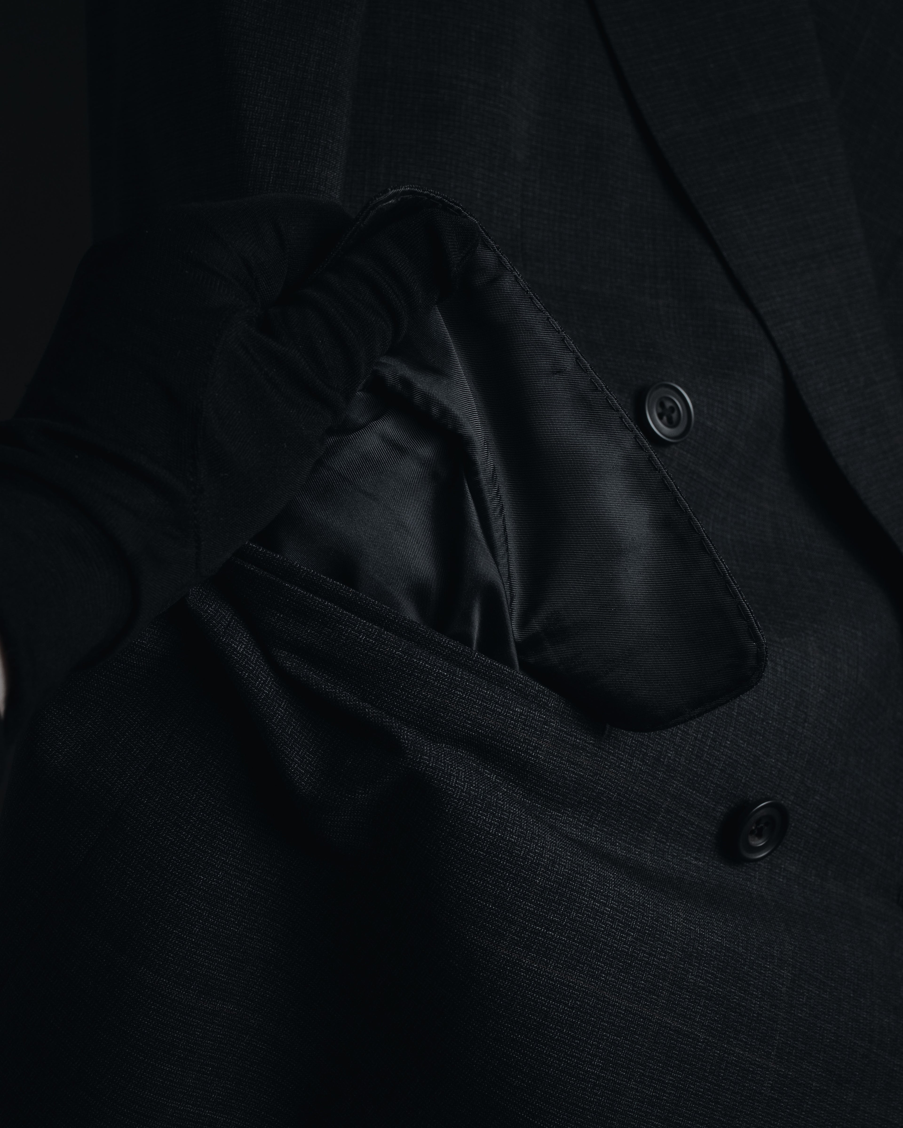 "Burberrys" 90’s double-breasted peak lapel suit set-up